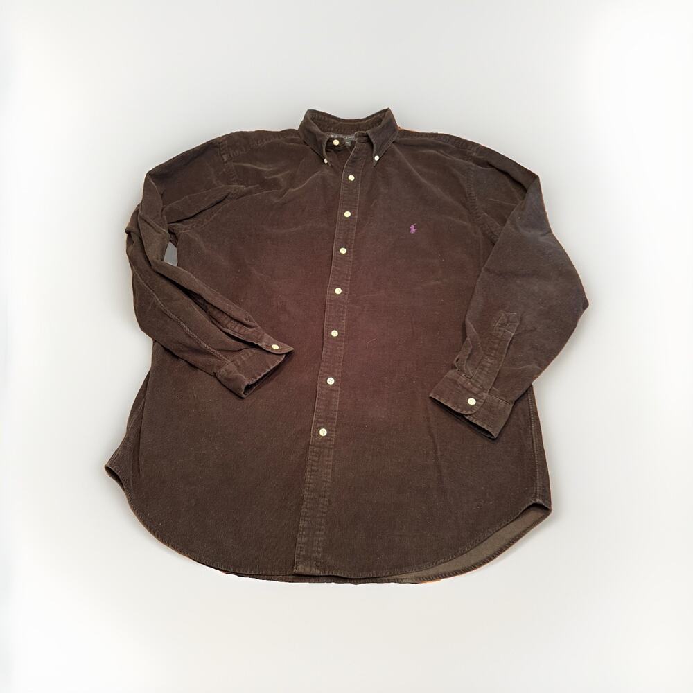 Polo Ralph Lauren Corduroy Button Down Shirt Men’s Size XLT Tall Cotton